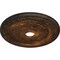 Ekena Millwork Palmetto Ceiling Medallion (Fits Canopies up to 3 5/8"), 23 5/8"OD x 3 5/8"ID x 1 5/8"P, Rust CM23PMRUS - alternate 3